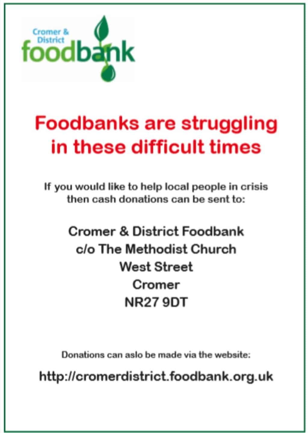 Helping Our Foodbanks During Times Of Physical Isolation.