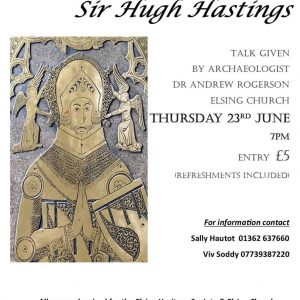 Here Lyeth Sir Hugh Hastings – A Talk